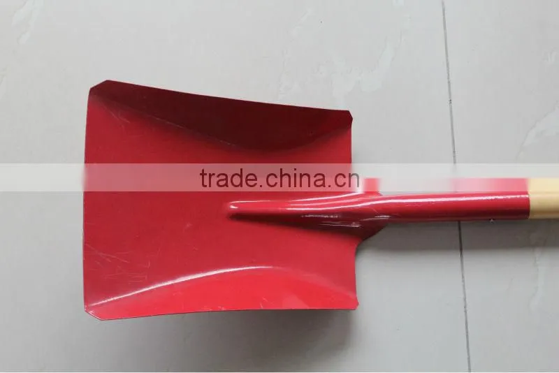 2013 new painted TUV/GS standard fiberglass poly grip garden shovel with fiberglass and wooden handle rake
