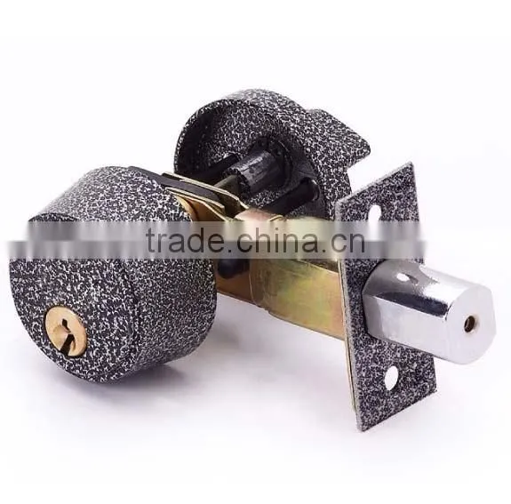 South Korea flower marble mortise wooden inner deadbolt door cylinder lock