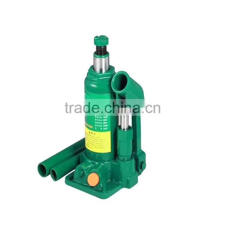 Heavy duty hydraulic jack price/ two stages hydraulic bottle jack