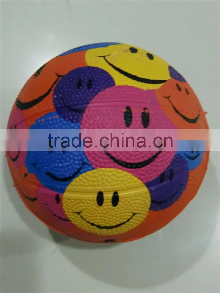 Colorful Rubber Basketball