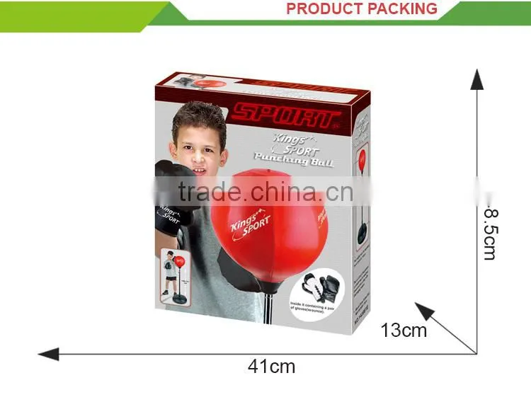 kids play game toy folding boxing stand