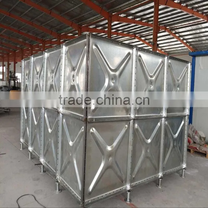 Huili BDF hot dip galvanized underground water storage tank with stainless steel