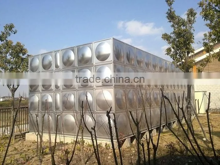stainless steel water tank/water storage tank for water treatment system