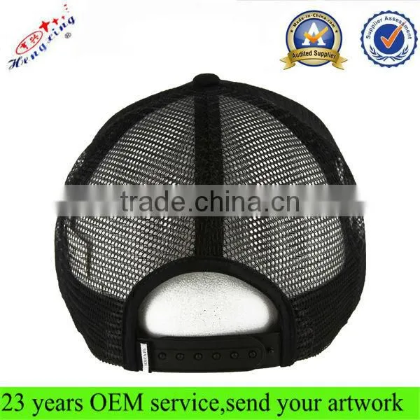 100% cotton fashion mesh baseball cap/5 panel trucker caps/ blank snapback trucker mesh cap
