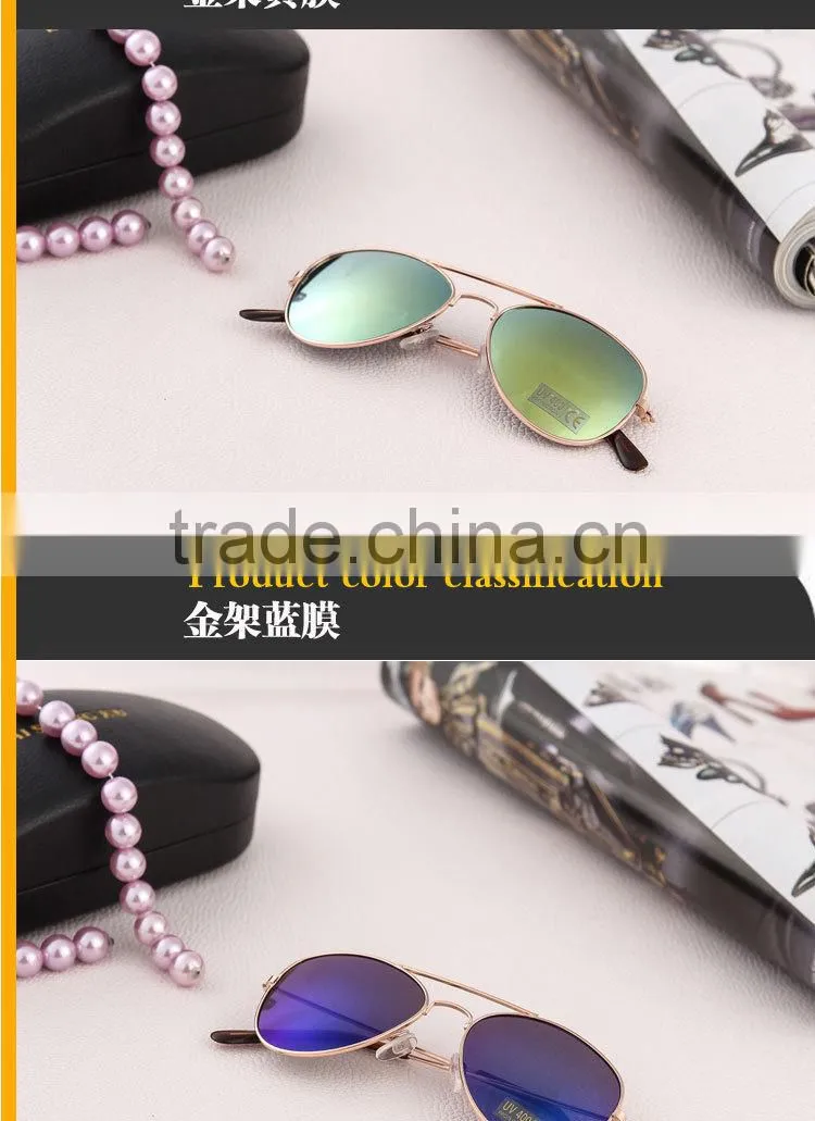 HFR-YA10 Children colored sunglasses frog mirror reflective sunglasses glasses