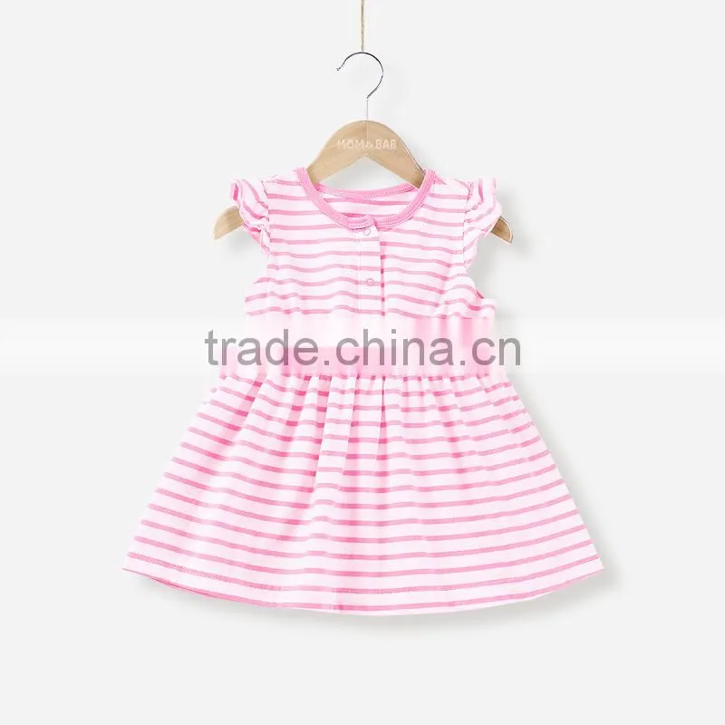 Mom and bab 2017 summer baby children clothes girl nice dress party wear factory price