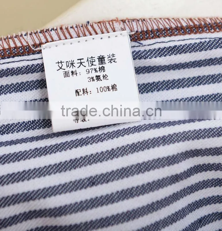 Newest cheap flare Korea Style Children Pants made in china
