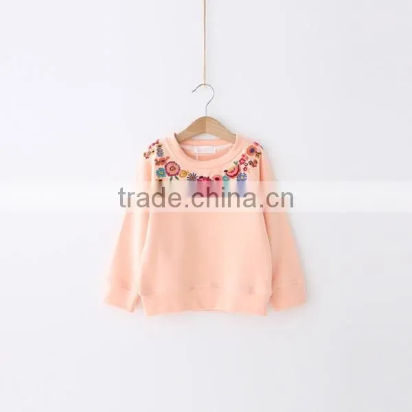 girls fashion shirts embroidery pullover designs sweater