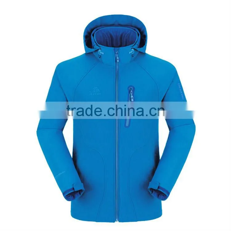 2017 Spring New Style Outdoor Jacket Hooded Softshell Jacket