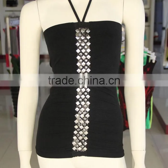 Punk Style Seamless Women Sex Tube Top