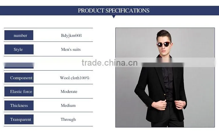 Office Uniform Designs Men Stylish Slim Fit Korean Suit