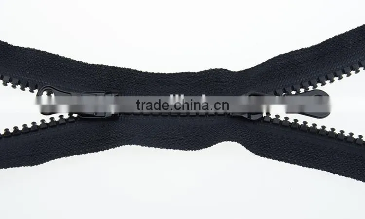 Cheap Accessory Open End Plastic Two Way Zipper