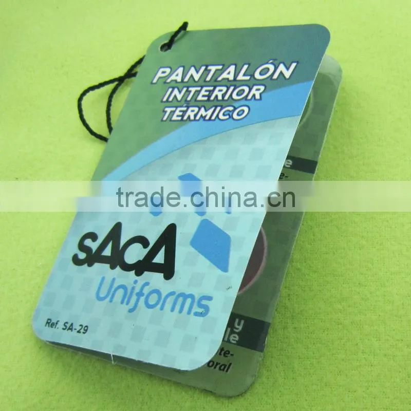 Paper labels hang Garment Tag
