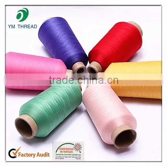 Dyed Polyester textured yarn 300D for Socks