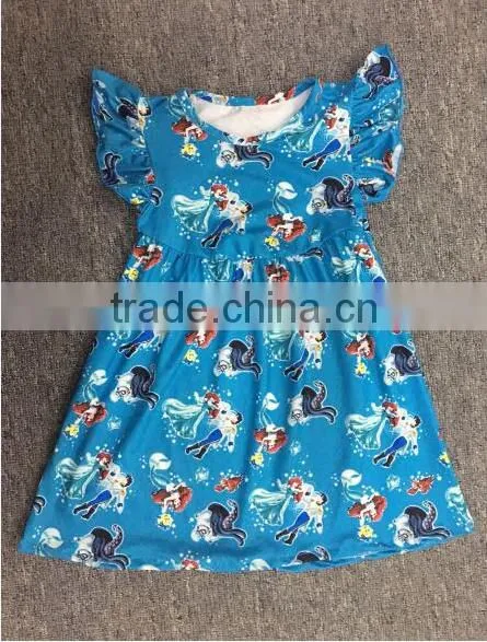 2017 summer pearl girl waist let your baby out of the ordinary wholesale puff sleeve cloth