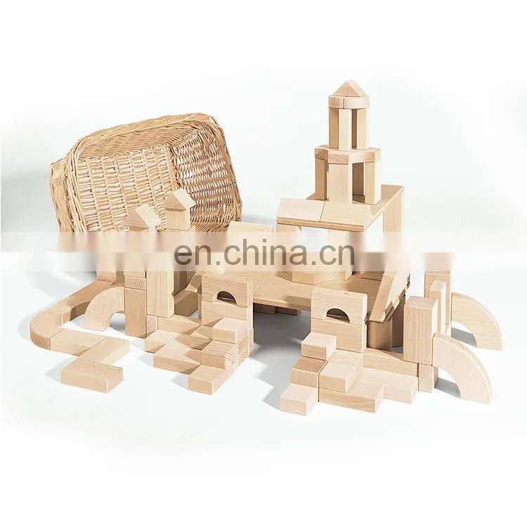 Early Education Kindergarten Solid Wooden Montessori Material Blocks Sets For Perschool Kids