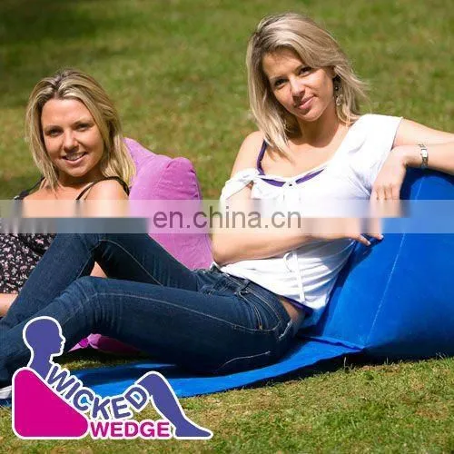 2016 hot-selling Wicked Wedge/Inflatable Backrest Pillow/Inflatable Wedge Back Support Pillow/Beach wedge backrest pillow