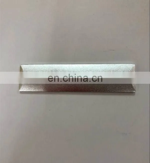 Quality Anodizing aluminum silver engraved logo plate
