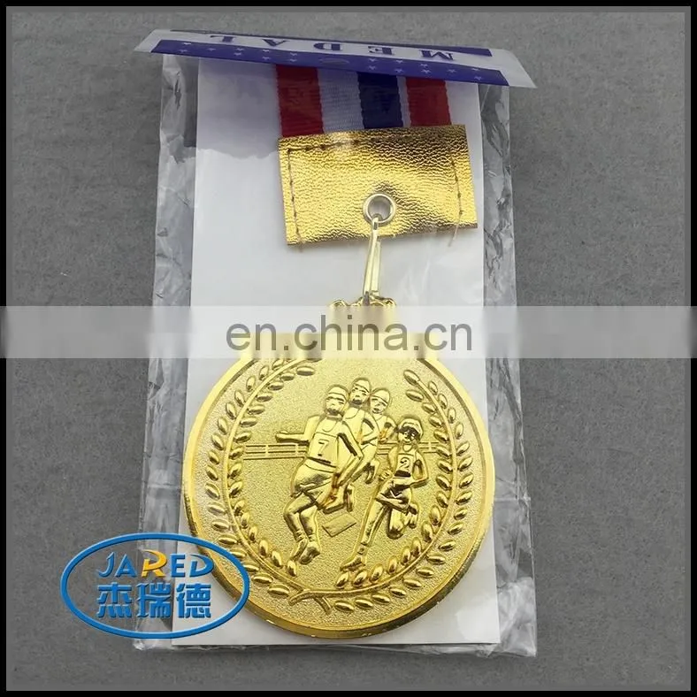2015 Free sample plated custom metal medal/ award medal/ gold medal