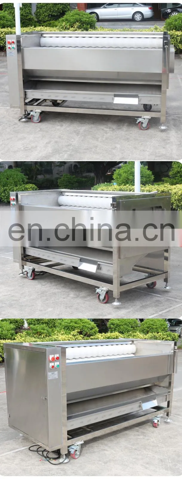 High efficiency comercial potato peeling machine taro washer and peeler ginger peeling machine