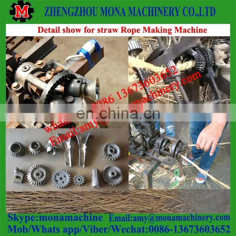 Good performance Straw Making Machine/Rope Braiding Machine/Rice Straw Mat Knitting Machine for sale