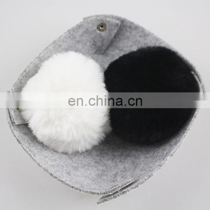 Home Decor Felt Table Mat with Holder felt Coaster Placemat Table Mat Pad Set for Drinks