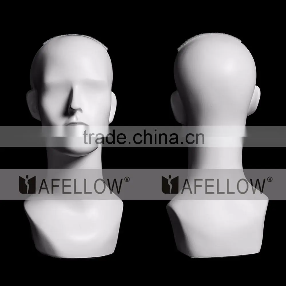 Abstract Fiberglass men head mannequin H1110