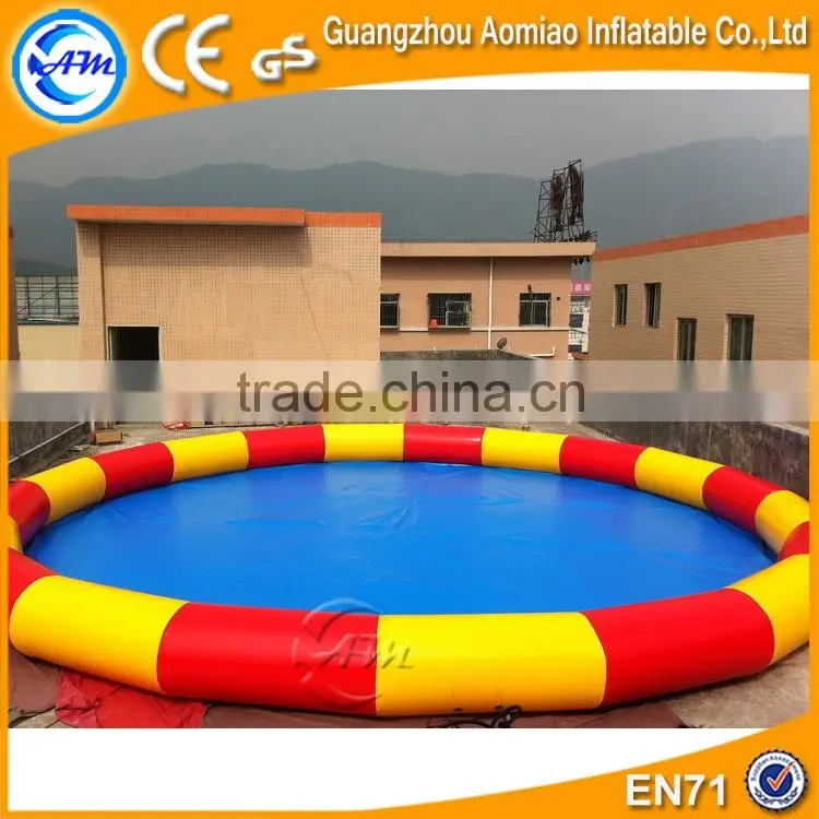Sacco inflatable water pool with mattress made in China