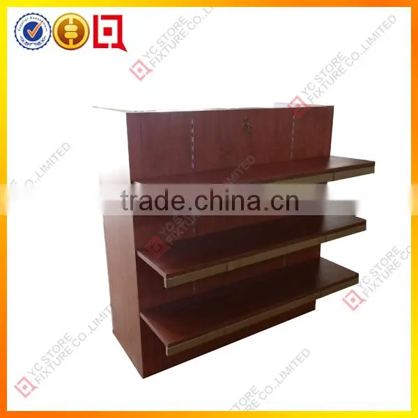 Wood and Glass Clothes Store Display Cabinet