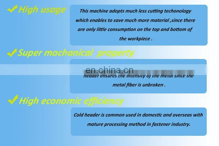 Cold heading machine cold header cold upsetting machine