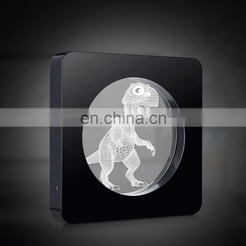 Creative lighting frame lamp 3D acrylic led sleeping night light for bedroom