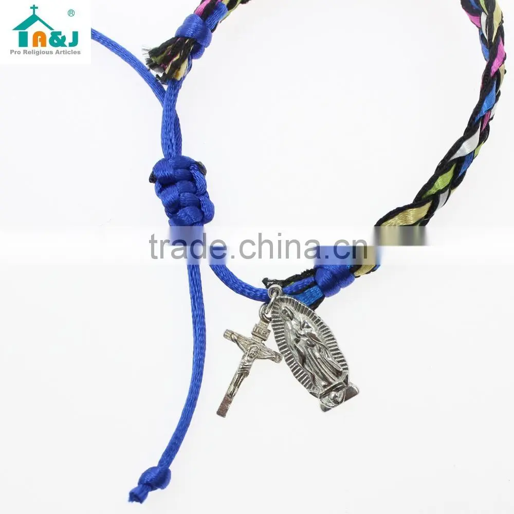 Our lady of guadalupe with crucifix bracelet