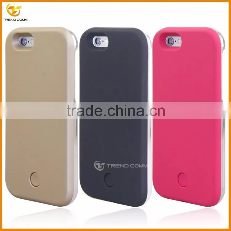 china supplier LED hard back cover case for iphone 6