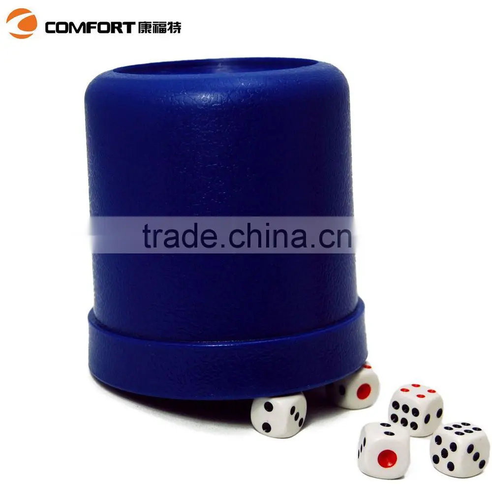 mini plastic dice cup leather dice cup