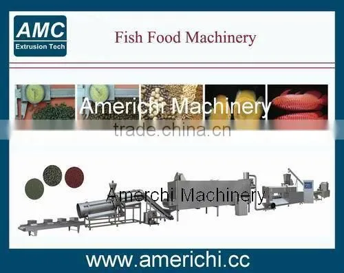Fish feed processing machine