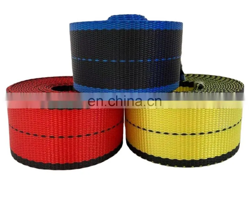 Factory Custom 45MM high strength wear-resistant body harness webbing safety woven belt for preventing falls