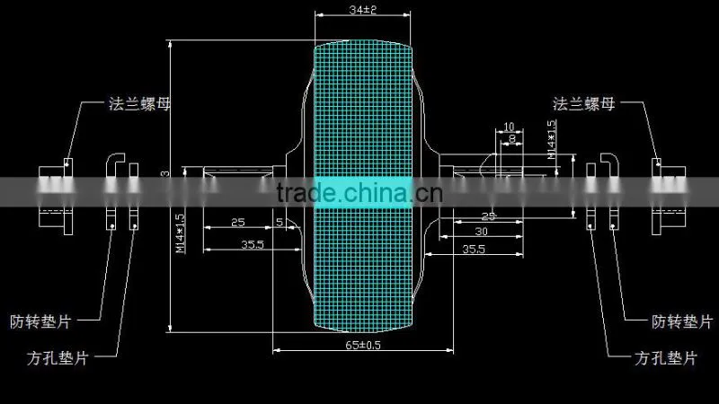 4 inch hub motor with tire brushless hub motor