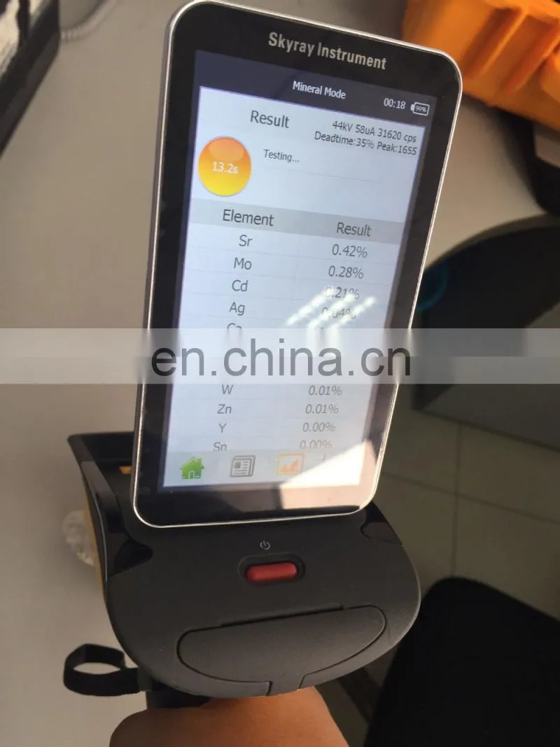 handheld xrf spectrometer for mineral fast analyzer