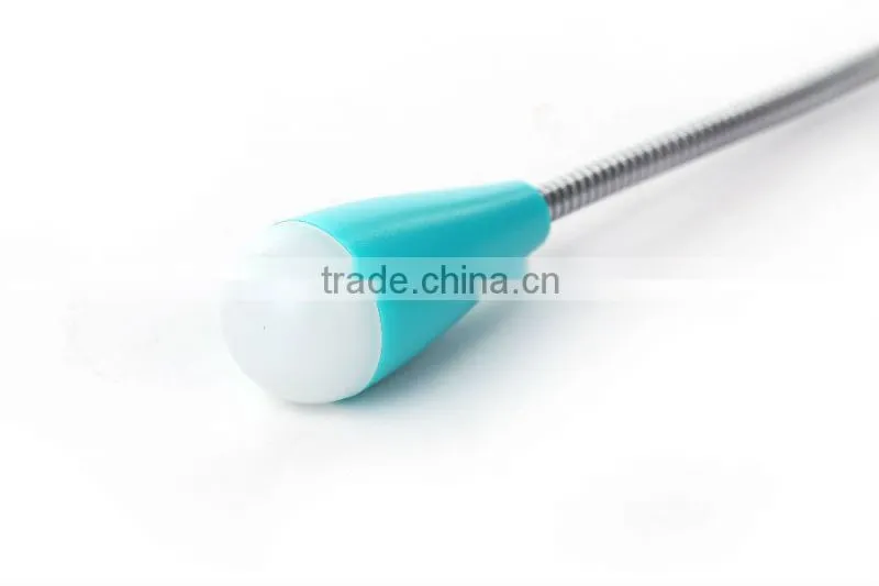 3w blue bendable with USB led bed head reading lighting
