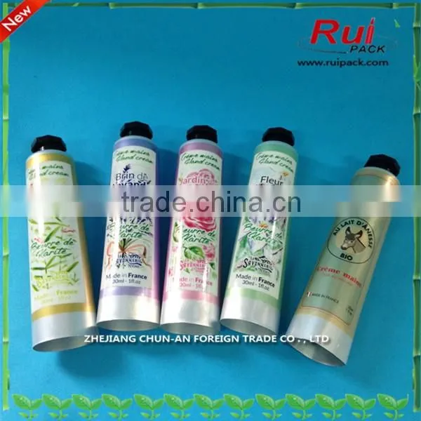 38mm diameter Laminated tube with wall screw cap, Black offset printing tubes