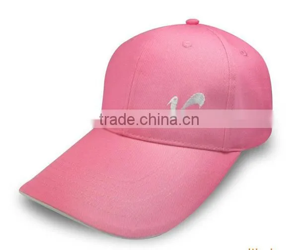 2015 Design High Quality Cheap Fancy 6 Panel Pink Cowboy Hat / Custom Baseball Cap
