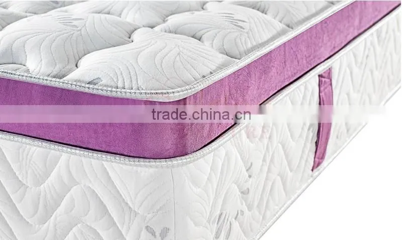 High Quality Bonnel Spring Mattress with Memory Foam Pillowtop GZ2015-2#