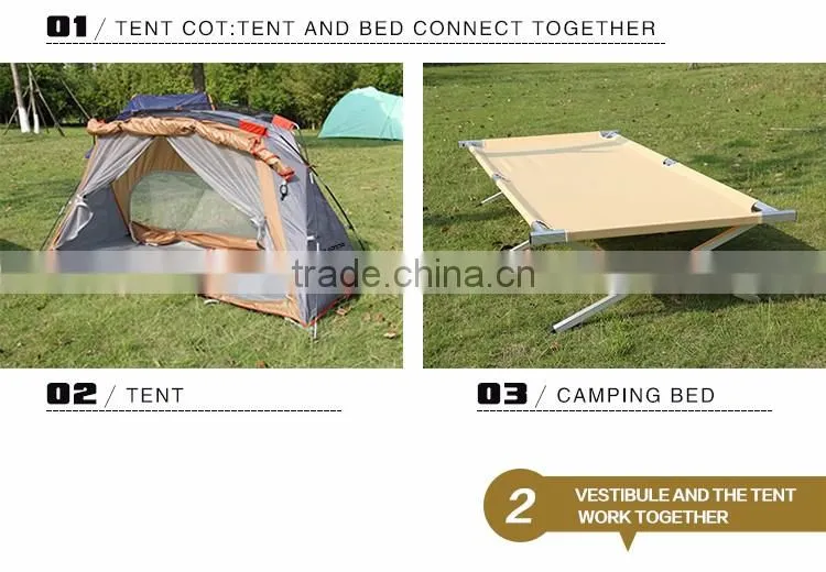 Outdoor camping cabin Tent Cot with tent bed