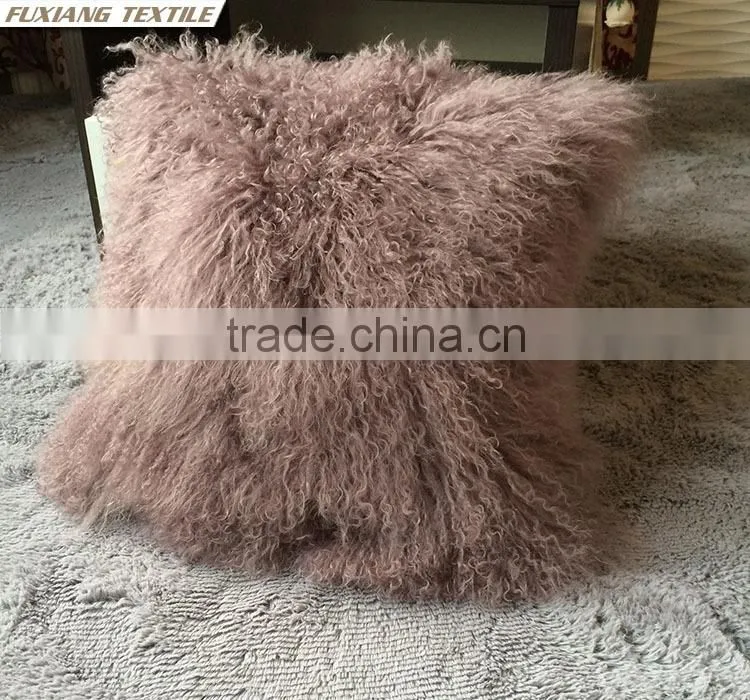 luxury fur pillow cushion