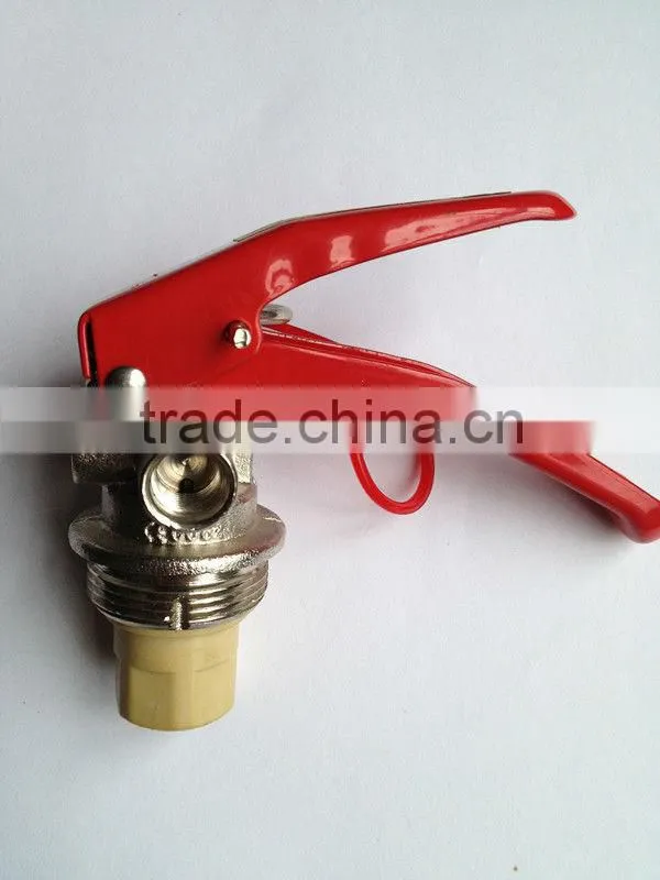 CE red handle fire extinguisher valve