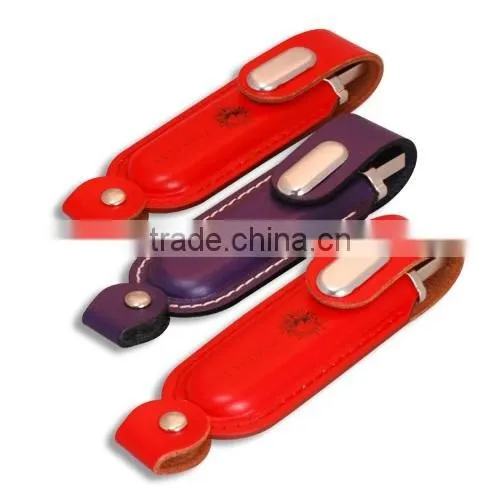 32gb leather usb flash drive full capacity