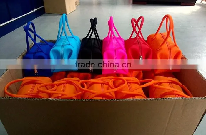 2016 Customizing silicon small tote bag