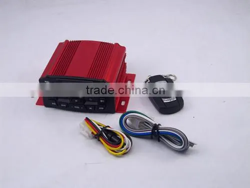 TIF card USB motorcycle alarm mp3 with 3inch speaker