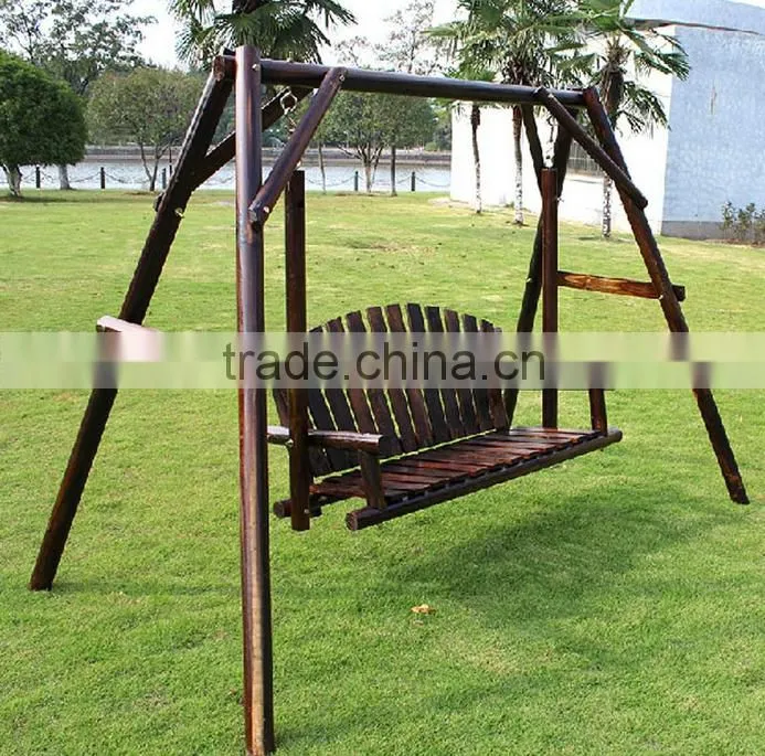 wooden swing in patio swings anticorrosive wood