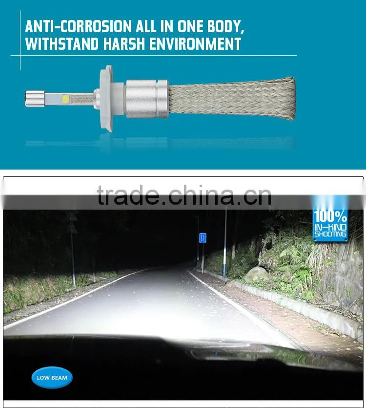 4800lm Car H1/H3/H4/H7/H11 Led Xenon Headlight Bulbs